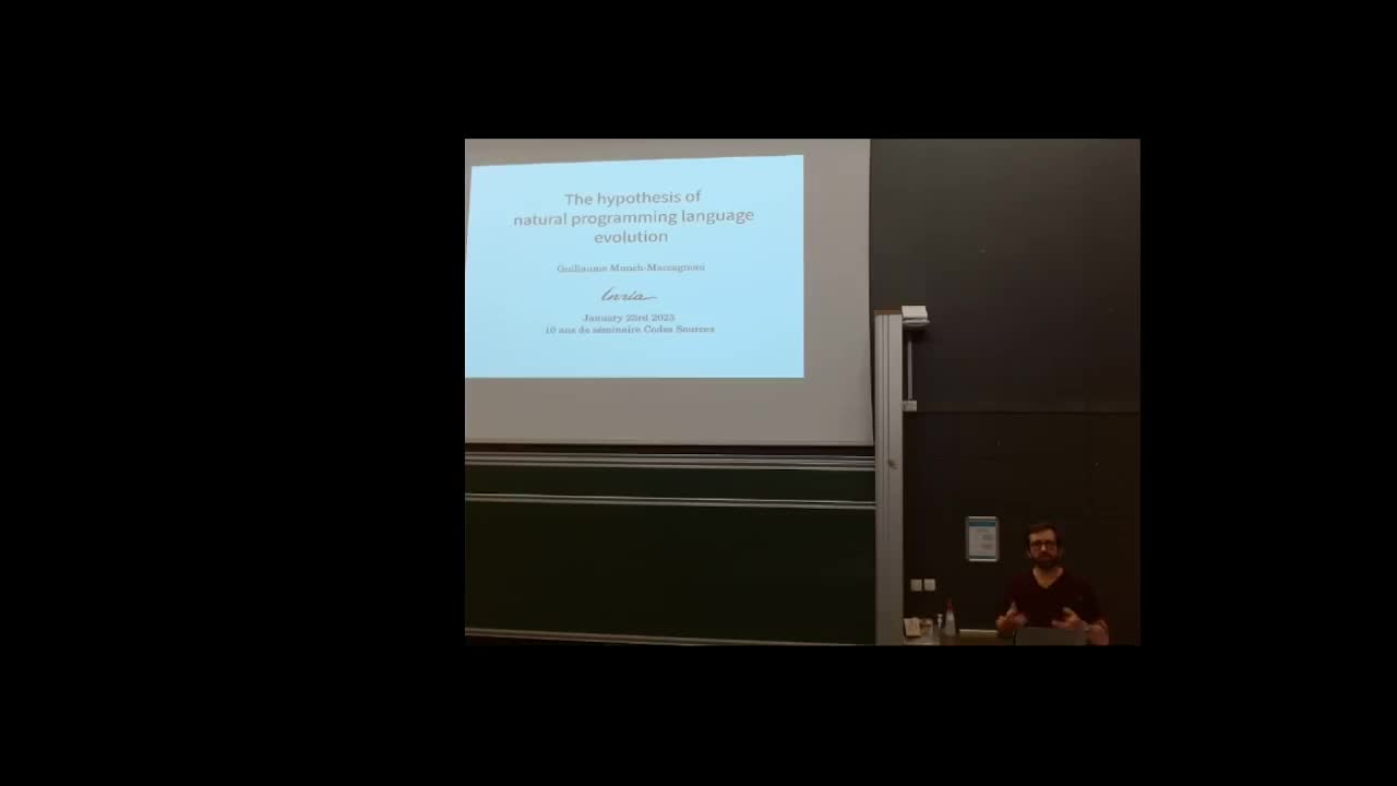 5 - L’hypothèse de l’évolution naturelle des langages de programmation