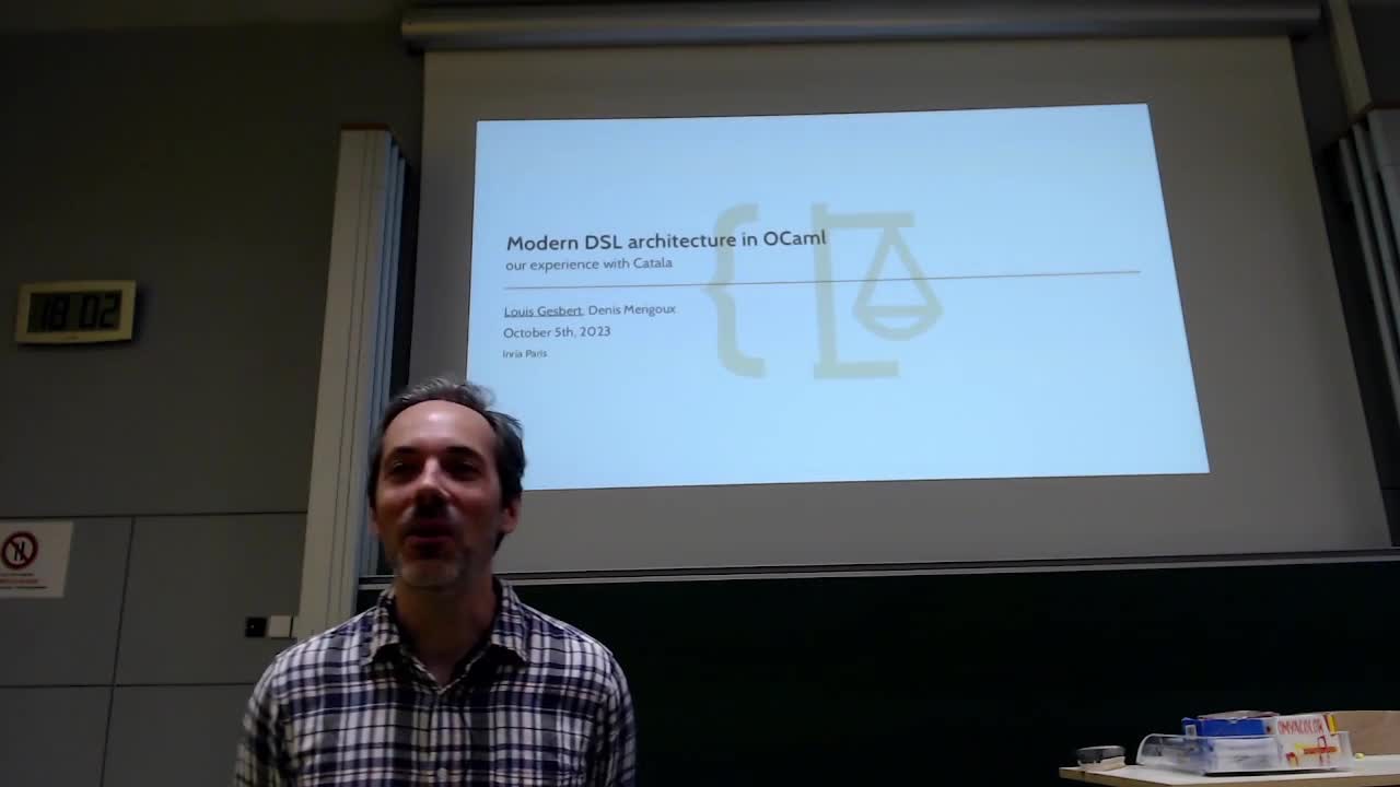 Modern DSL compiler architecture in OCaml our experience with Catala