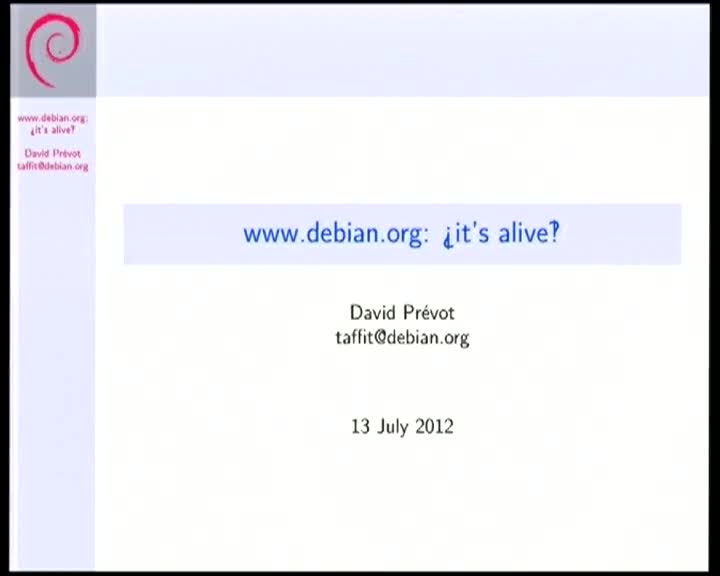 www.debian.org: it's alive‽