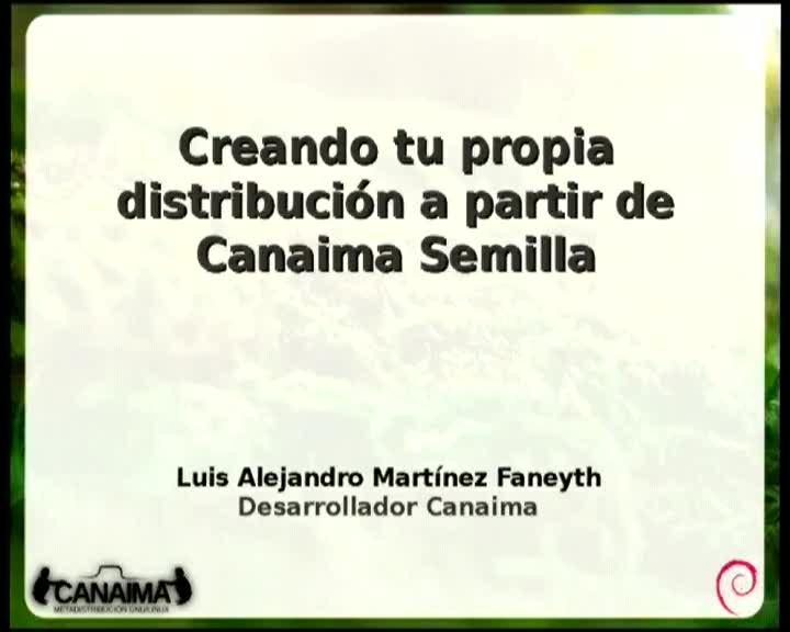 Canaima Semilla: Haciendo distribuciones derivadas