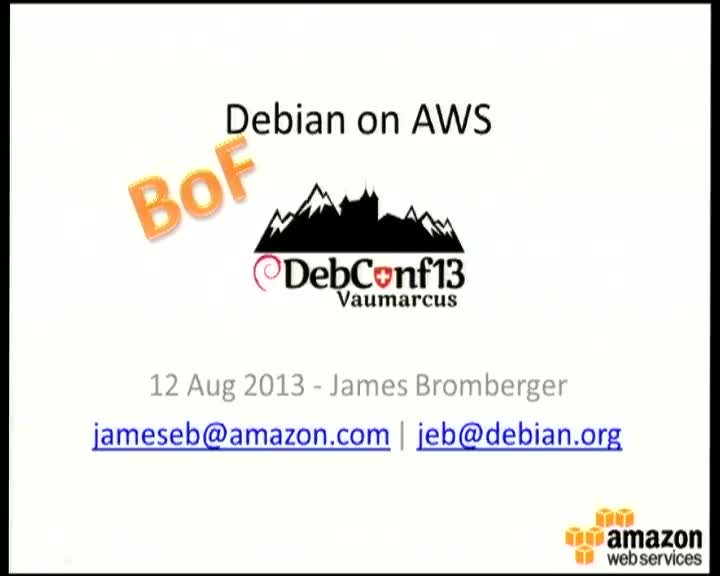 Debian on AWS BoF