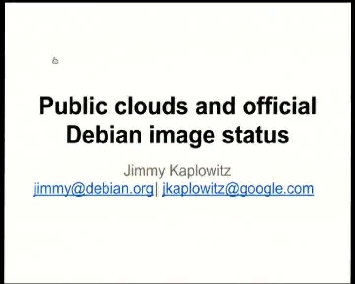 Public Clouds And Official Debian Image Status