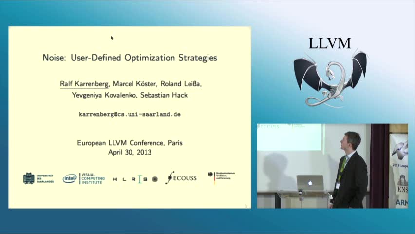 Noise: A Clang Extension for User-Defined Optimization Strategies