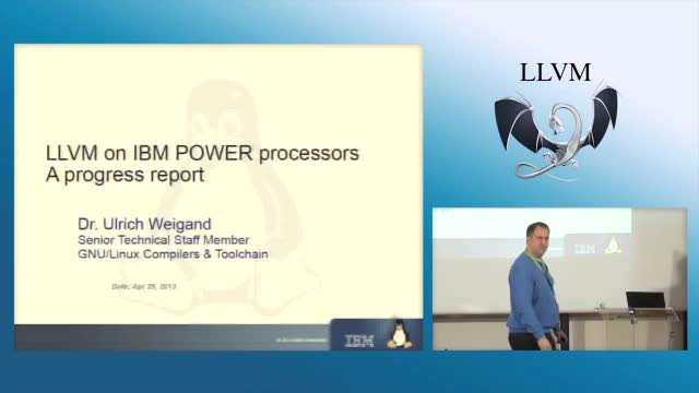 LLVM on IBM POWER processors: a progress report