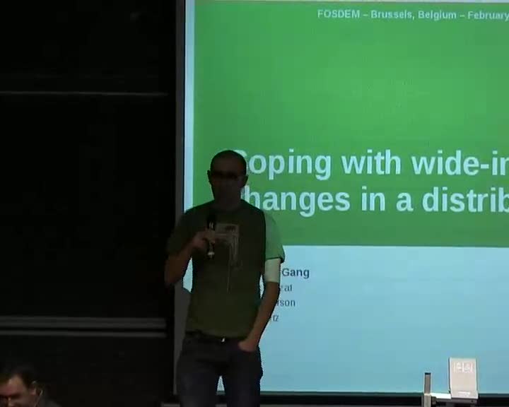 Coping with wide-impact changes in a distribution
