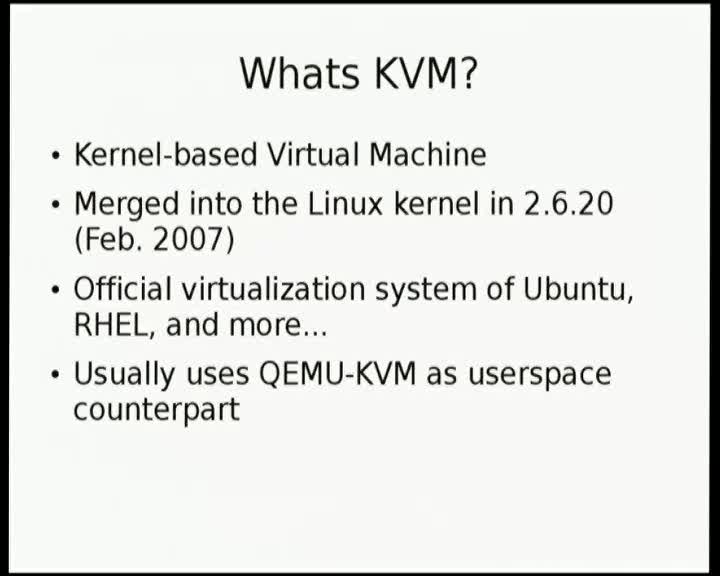 Native KVM Tool