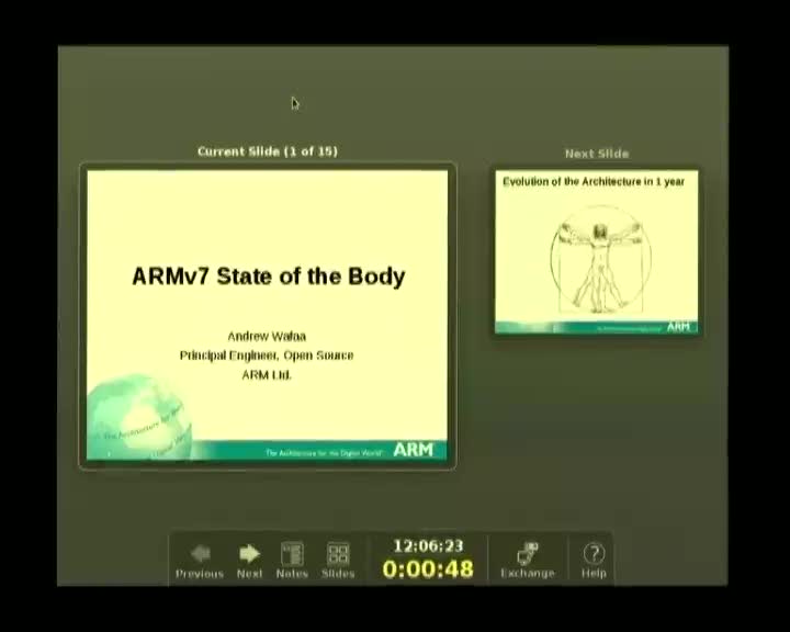 ARM v7 State of the Body