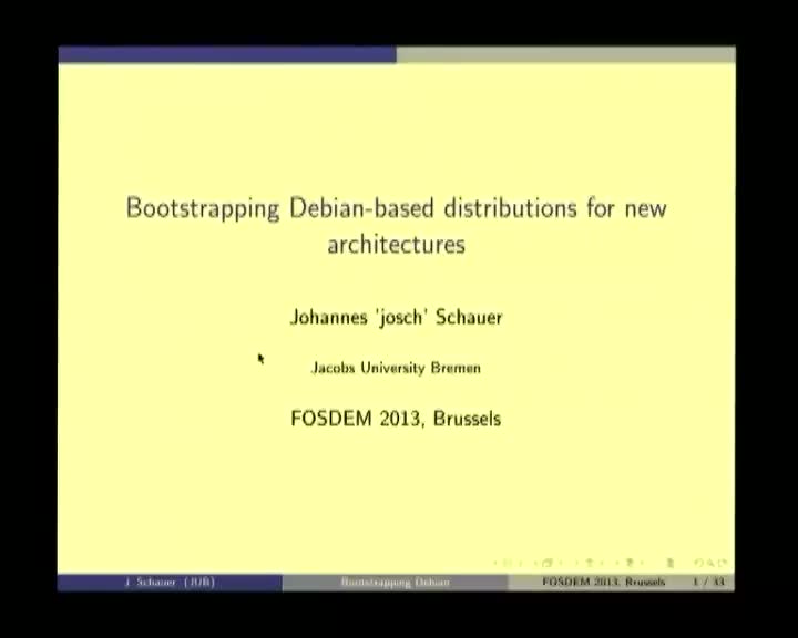 Bootstrapping Debian-based distributions for new architectures