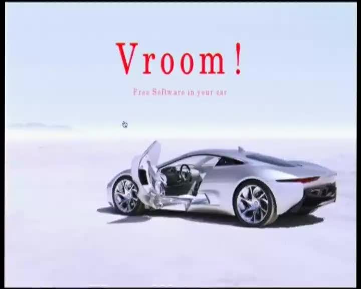 Vroom! Free Software in your car