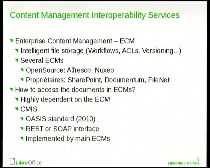 LibreOffice & CMIS