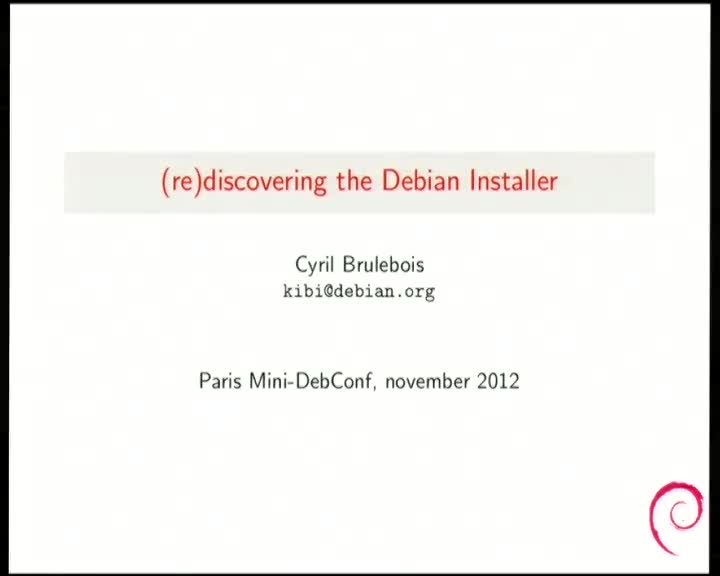 (Re)discovering the Debian Installer
