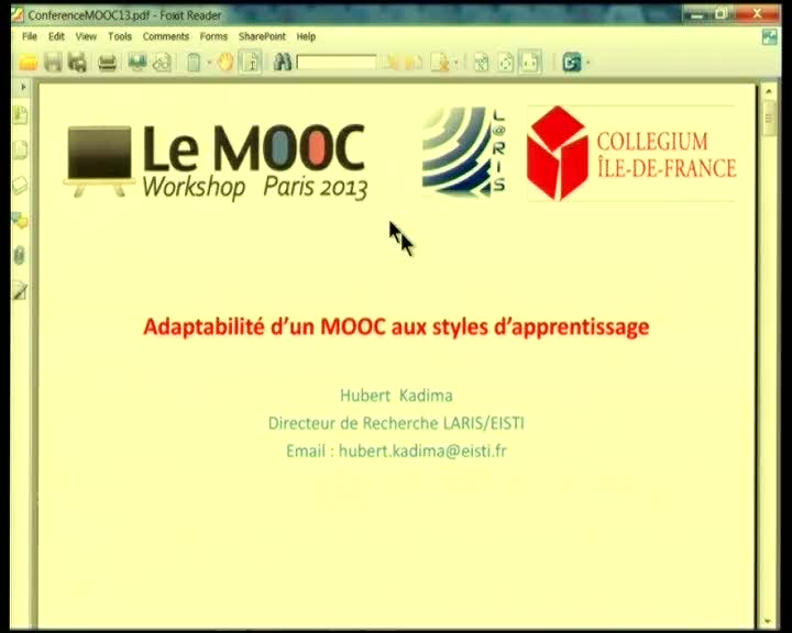 Le MOOC du projet IDEFI PLACIS (Plateforme Collaborative en Ingénierie Système)
