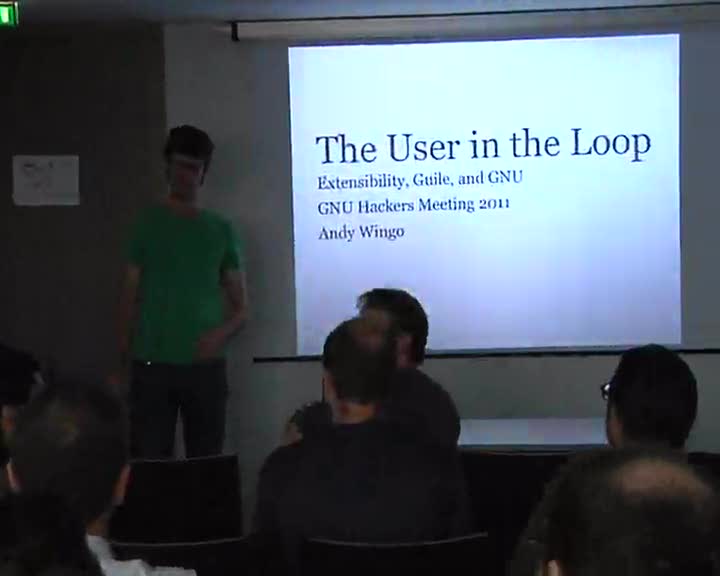 Andy Wingo- The user in the loop